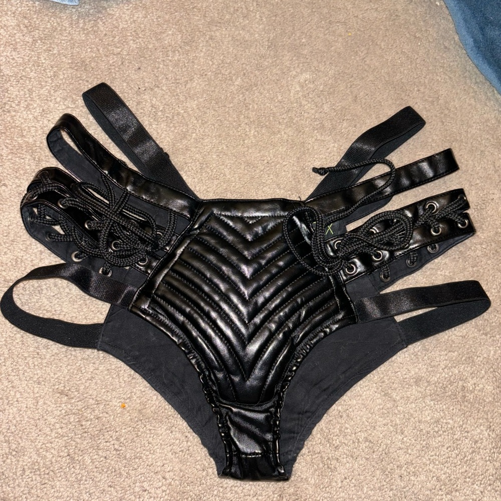 Club exx lace up rave bottoms